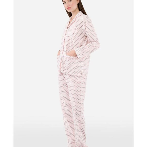 Roller Rabbit Other - Roller Rabbit Red Hearts Pajama Set Size XL